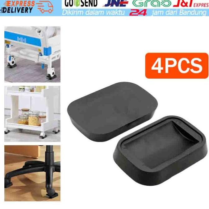 

TERLARIS 4PCS Bed Stopper & Furniture Stopper Caster Cups Fits to All Wheel