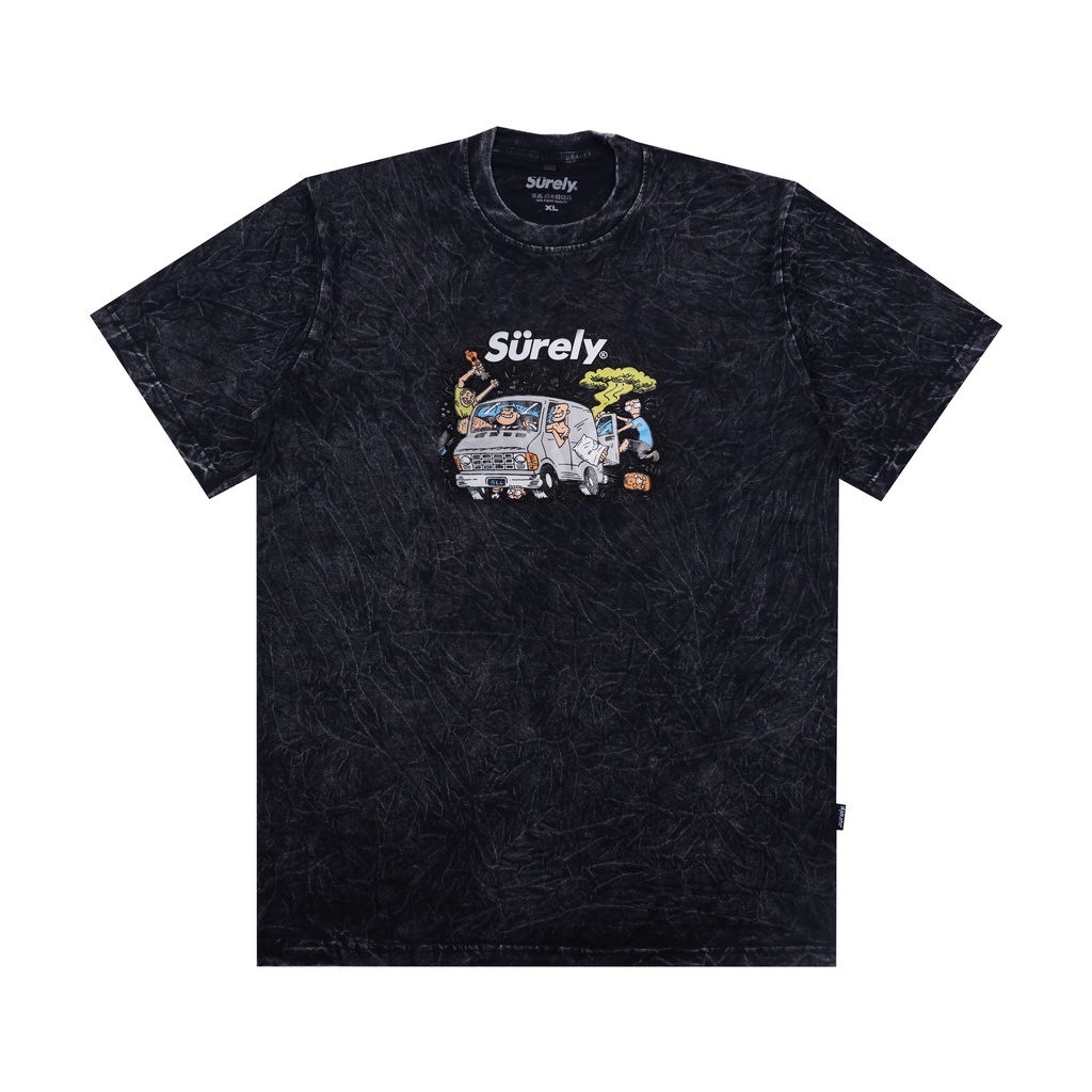 Surely  Tshirt Washed - Black Car