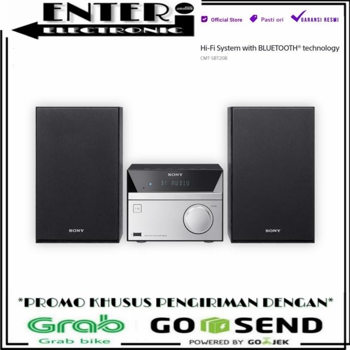 SONY CMT SBT20 - SPEAKER BLUETOOTH NFC USB MINI HI FI SONY MEGA BASS