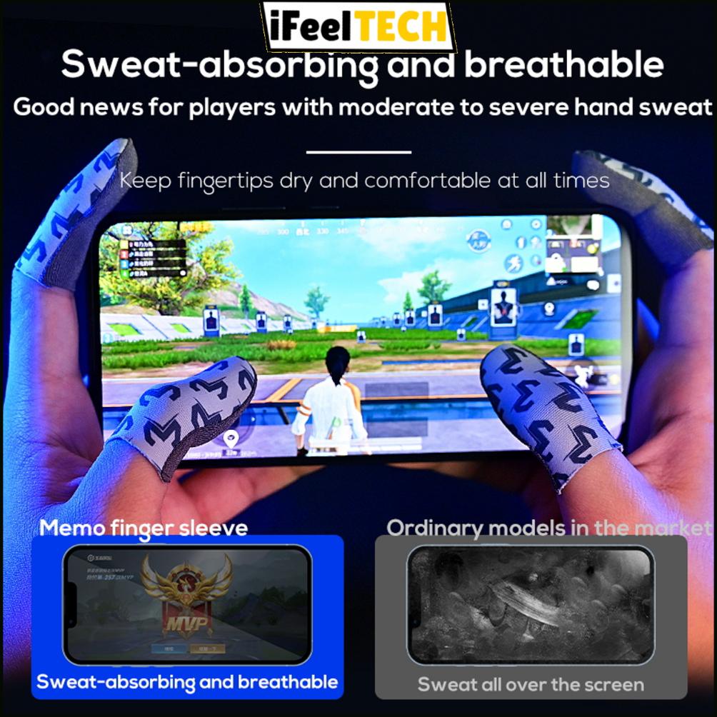 Trendy iFeelTech - MEMO FS04 Gaming Finger Sleeve Sarung Jempol Jari Gaming Elastis 