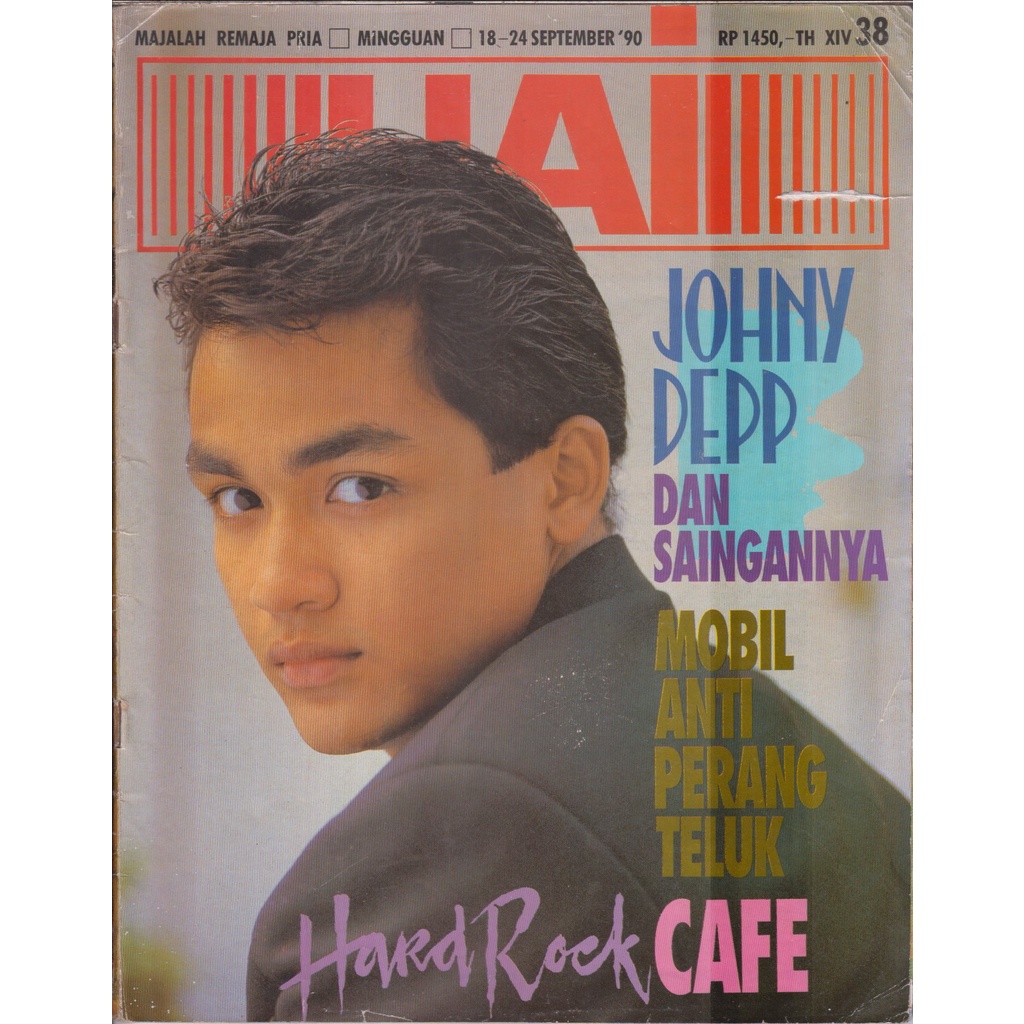 MAJALAH HAI NO. 38 TH. XIV 18-24 SEPTEMBER 1990 RANDY