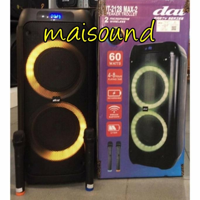 SPEAKER PORTABLE DAT DT 2128 MAX2 DAT 2128 MAX 2 ORIGINAL DOUBLE