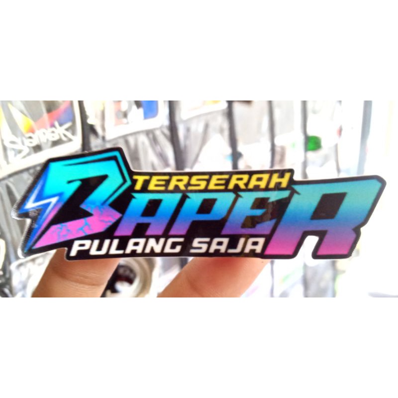 Stiker Baper Pulang Saja