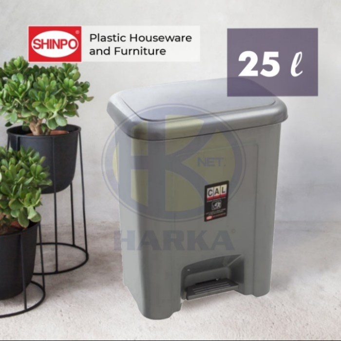 Tempat Sampah Injak Shinpo/Tong Sampah Injak Shinpo SIP-725 25 Liter