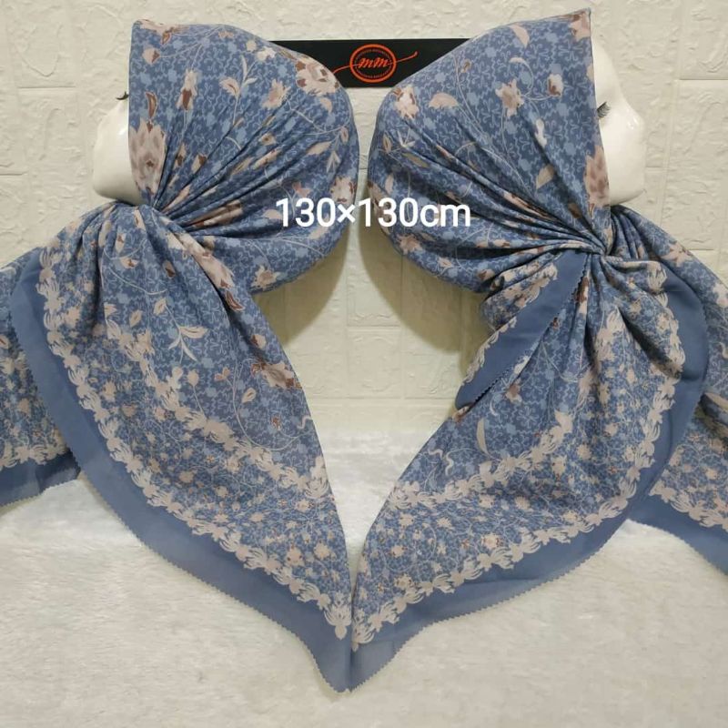 Hijab segiempat motif / voal motif syar'i / hijab terbaru / hijab denay terbaru / hijab mm.collektio
