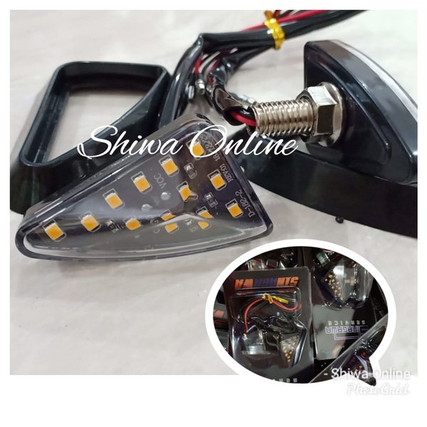 Lampu Sein Tempel Segitiga D182 - Sen Tempel Motor - Sein Led Segitiga - Lampu Led Sen Tempel
