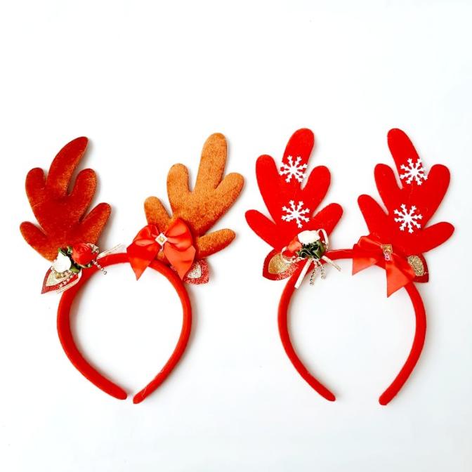 

Trend Bando Natal Rusa Bulu Bando Rusa Merah Kado Christmas Deer Headband Pengiriman Cepat