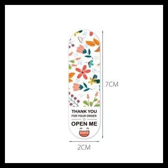 

BEST DEAL 100 PCS STIKER SEGEL LABEL TULISAN THANK YOU STICKER PENUTUP KEMASAN !!!!!