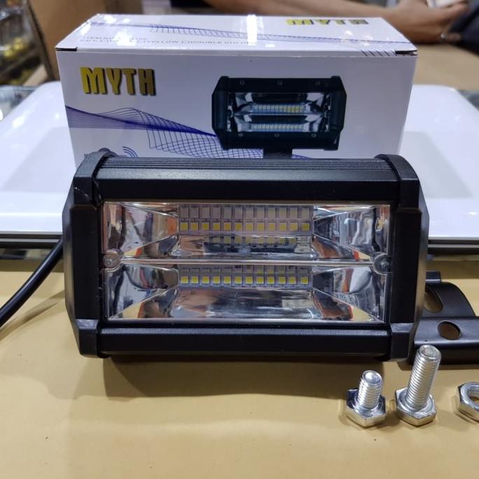 TEMBAK SOROT LED BAR LAMPU 2 warna CREE CWL 24 MATA