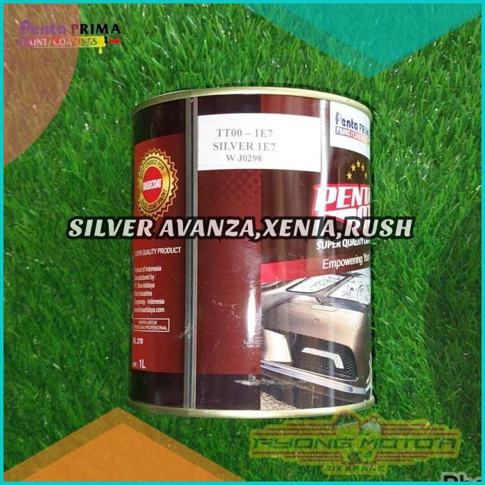 Cat Penta Oto/Cat Duco PU TT00-1E7 Silver 1E7 Met 1Kg (Silver Avanza)