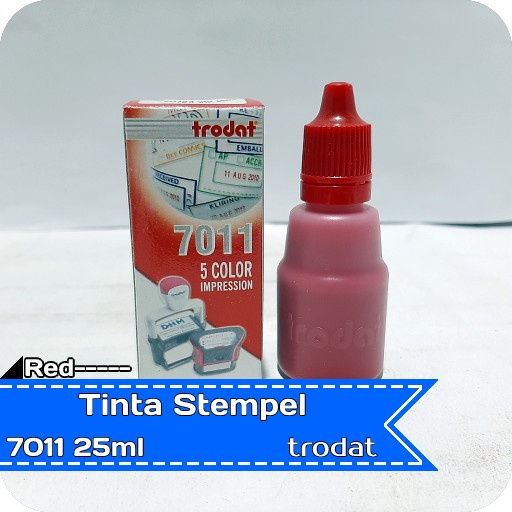 

Ready Tinta Stempel Warna Stamp Ink Color 25Ml Trodat 7011 Garansi
