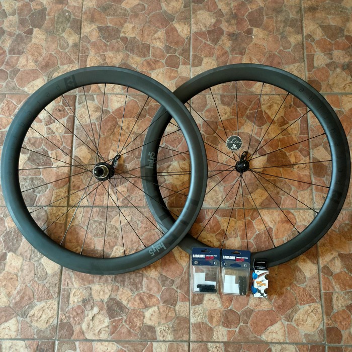 ✨Ori Wheelset Carbon 700C 700 Gt Half5 Rim Brake 20 24 Hole 5 Cm Terbatas
