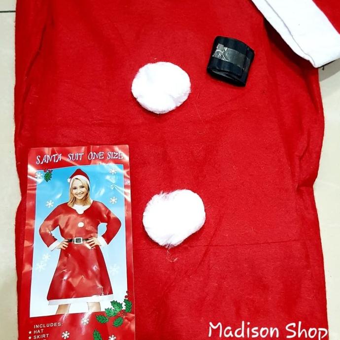 

Kostum Santa Wanita Dewasa Baju Natal Murah Pesta Kostum Natal Grosir Pengiriman Cepat