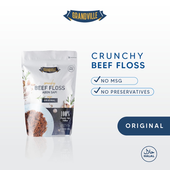 

Grandville Abon Sapi Crunchy Original 100Gr