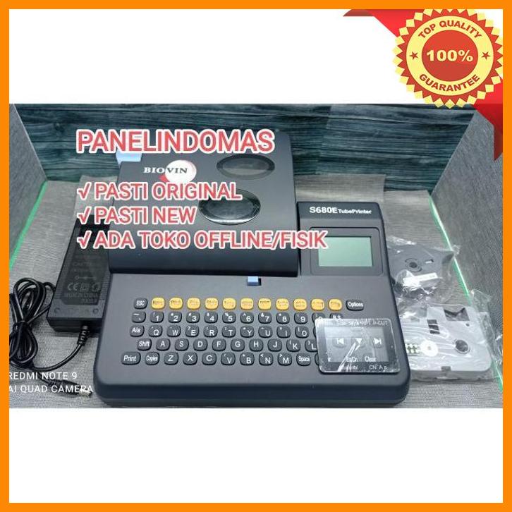 

(pane) mesin print cetak marker tube biovin s680e untuk omt kabel marker