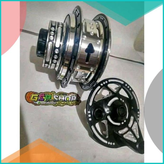 Tromol belakang kaze smash set pnp fu ninja vixion GL bubut variasi 16