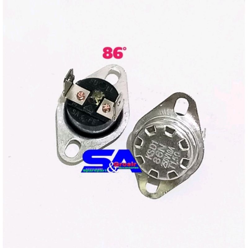 Thermostat 86° Bimetal Thermodis Thermofuse Dispenser Penanak Nasi