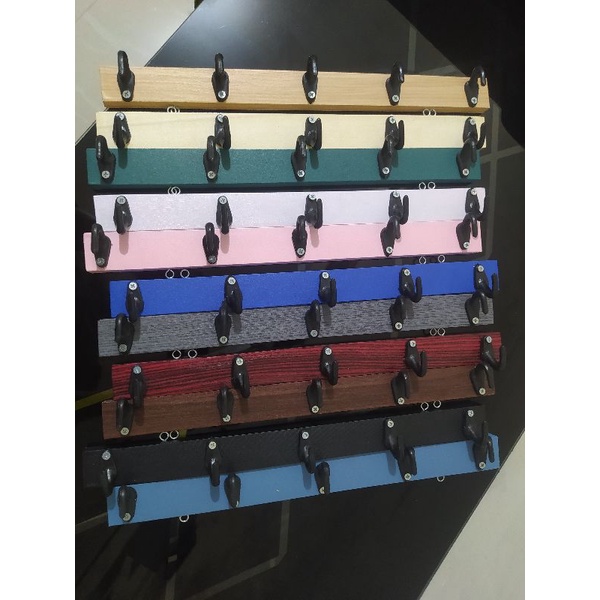 gantungan kastop kayu+paku beton/gantungan kunci, baju, dll