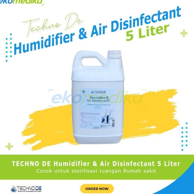 Ready Stock Cairan Humidifier & Air Disinfectant Techno De 5 Liter Utk Sterilisasi