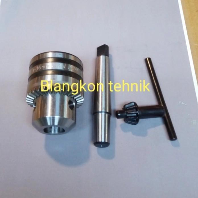 CHUCK BOR KEPALA BOR MT2 16 MM UNTUK MESIN BUBUT / BOR DUDUK 16MM