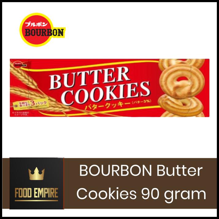 

Bourbon Butter Cookies 90 Gram | Biscuit Import Jepang