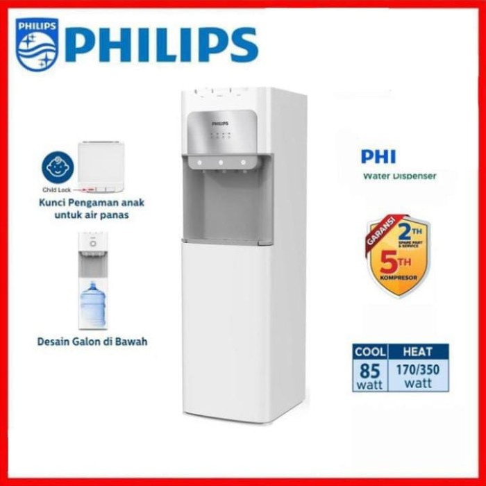Dispenser Philips Add4971 Kompresor Galon Bawah