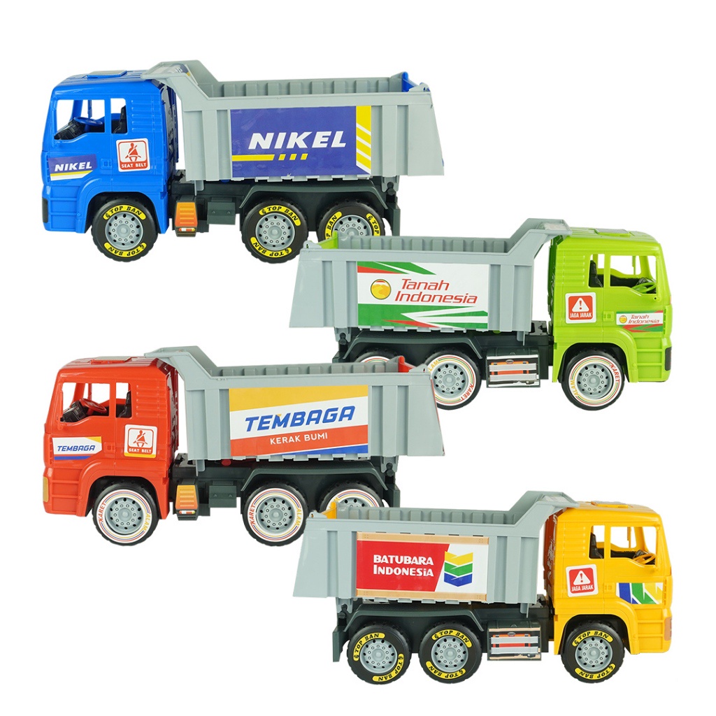 Kaguyaplas 8080 Mainan Mobil Konstruksi Dump Tru / Mobil Truk Bak Pasir
