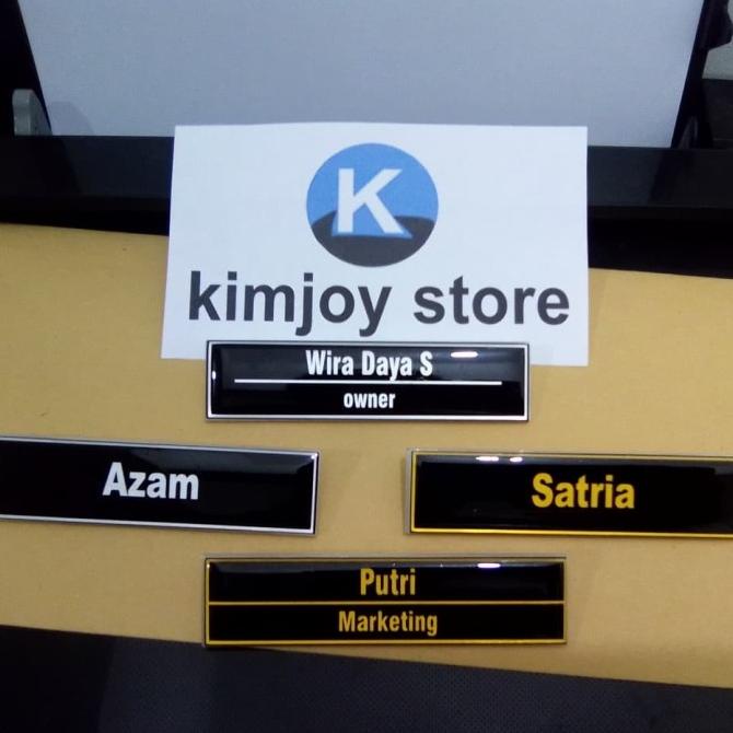 

nametag ll nama dada peniti