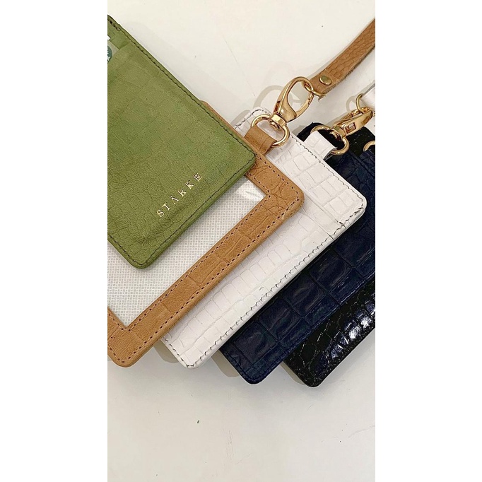 

Name Tag Kulit Asli ID Card Holder Lanyard Kulit Asli Fury Chital