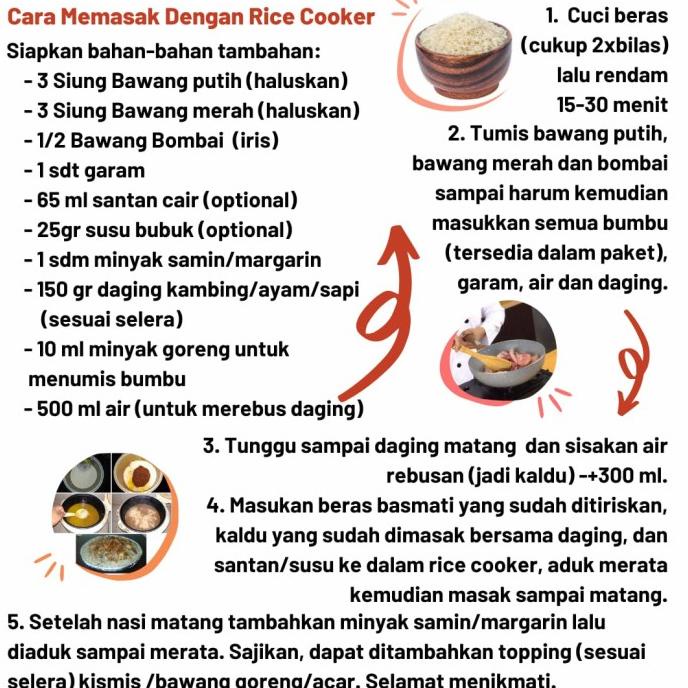 

12.12 Sale Nasi Kebuli Instan Beras Basmati Bumbu Arabian Food Biryani ++ Termurah