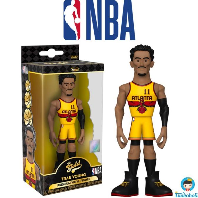 Funko Gold NBA Basketball Atlanta Hawks - Trae Young Alternate Jersey