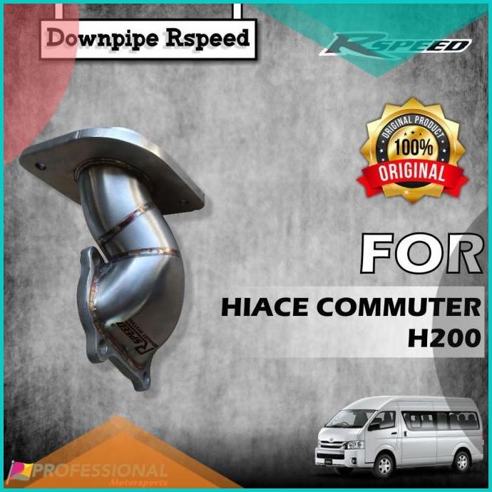 Aksesoris Muffler Exhaust Downpipe Stainless Rspeed Hiace Commuter 16n