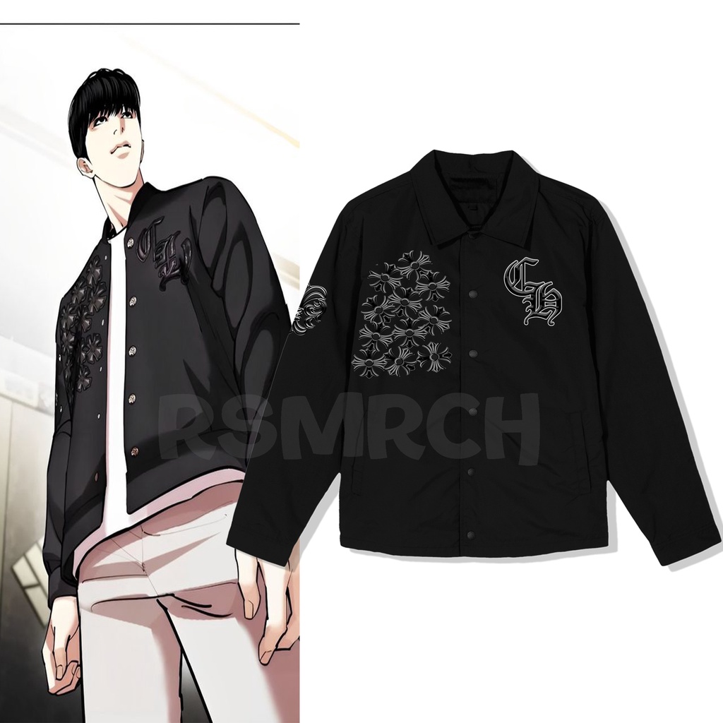 Jaket Coach Chrome Hearts Park Hyung Soek Manhwa Outfits