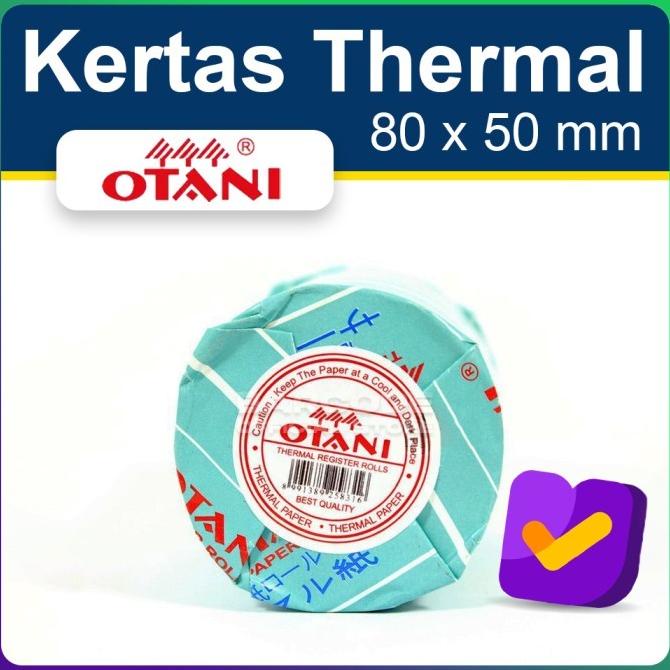 

Kertas Thermal Otani 80 x 50 mm Struk 80mm 80x50mm (10 Roll)
