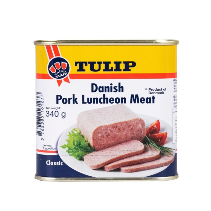 

ham kaleng luncheon pork meat tulip danish 340