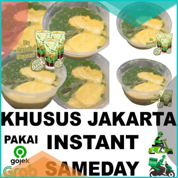 

Es Cendol Durian/Es Cendol Dawet Durian/Cendol Daun Suji Kemasan Cup