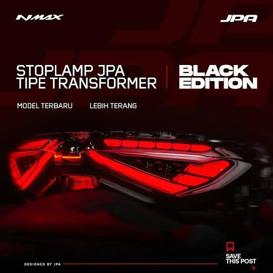 STOPLAMP JPA TRANSFORMER BLACK EDITION YAMAHA NMAX 155 NEW 2020/2023