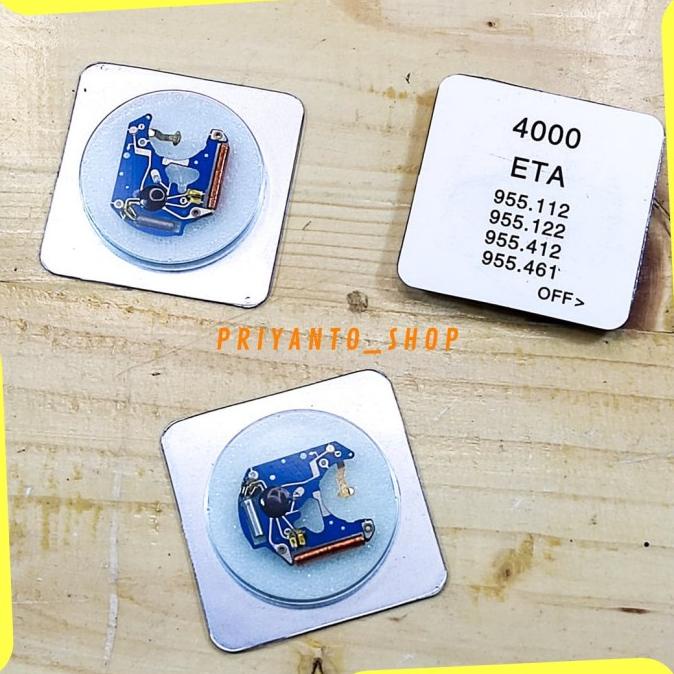 IC MESIN JAM ETA 4000 IC JAM SWISS ETA 955.112/122/412/461 BIRU Kejar Promo 