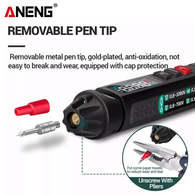 Aneng A3008 Digital Multimeter Voltage Tester Pen Original