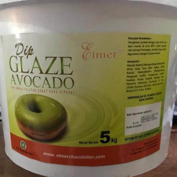 

Baru Elmer Dip Glaze Alpukat - Topping Donat Avocado 5kg Gosend/Grab Only!!