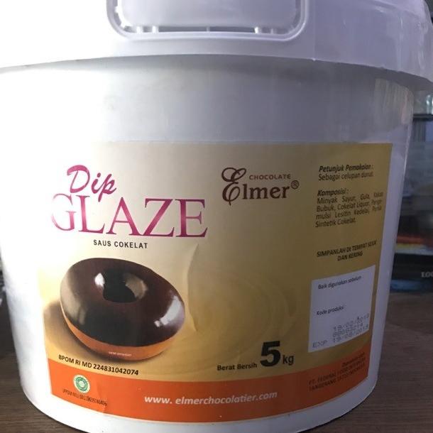 

Laris Elmer Dip Glaze Dark - Topping Donat Dark Chocolate 5kg - Gosend/Grab