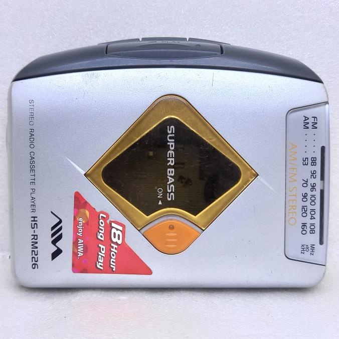 walkman Aiwa HS-RM226 tape player kaset pita radio fm am mini portable