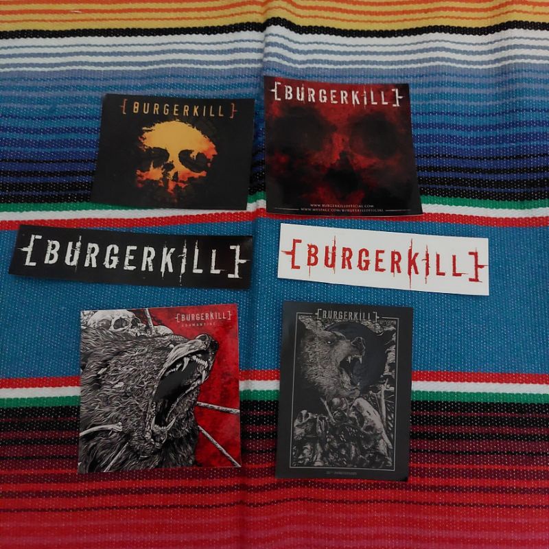 

STIKER - BURGERKILL - BAND METAL