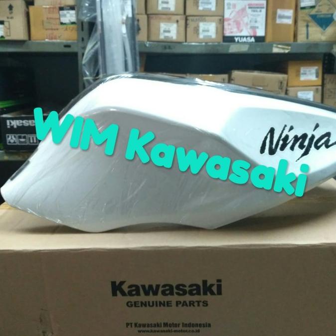 BISA COD Kondom cover tangki tanki tengki ninja rr 150 putih Original Kawasaki