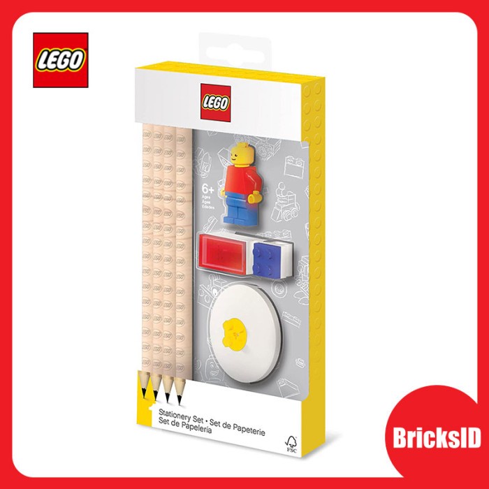 

SALE LEGO 52053 Stationery set 4pencils, 1topper, 1 sharp, & 1 eraser Termurah