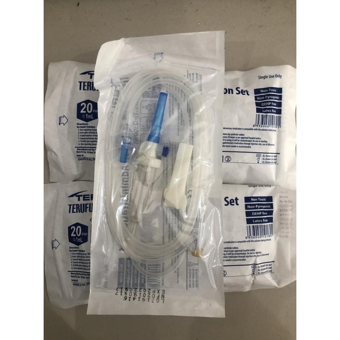 Infus Set Dewasa Terumo / Selang Infus Dewasa Terumo / Terumo Infusion -Tsy