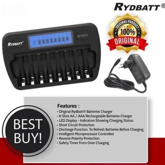 Rydbatt 8 Slot Lcd Smart Charger I Charger Tamiya