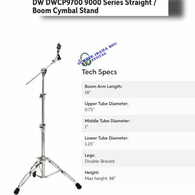 Dw Dwcp9700 - 9000 Series Straight / Boom Cymbal Stand