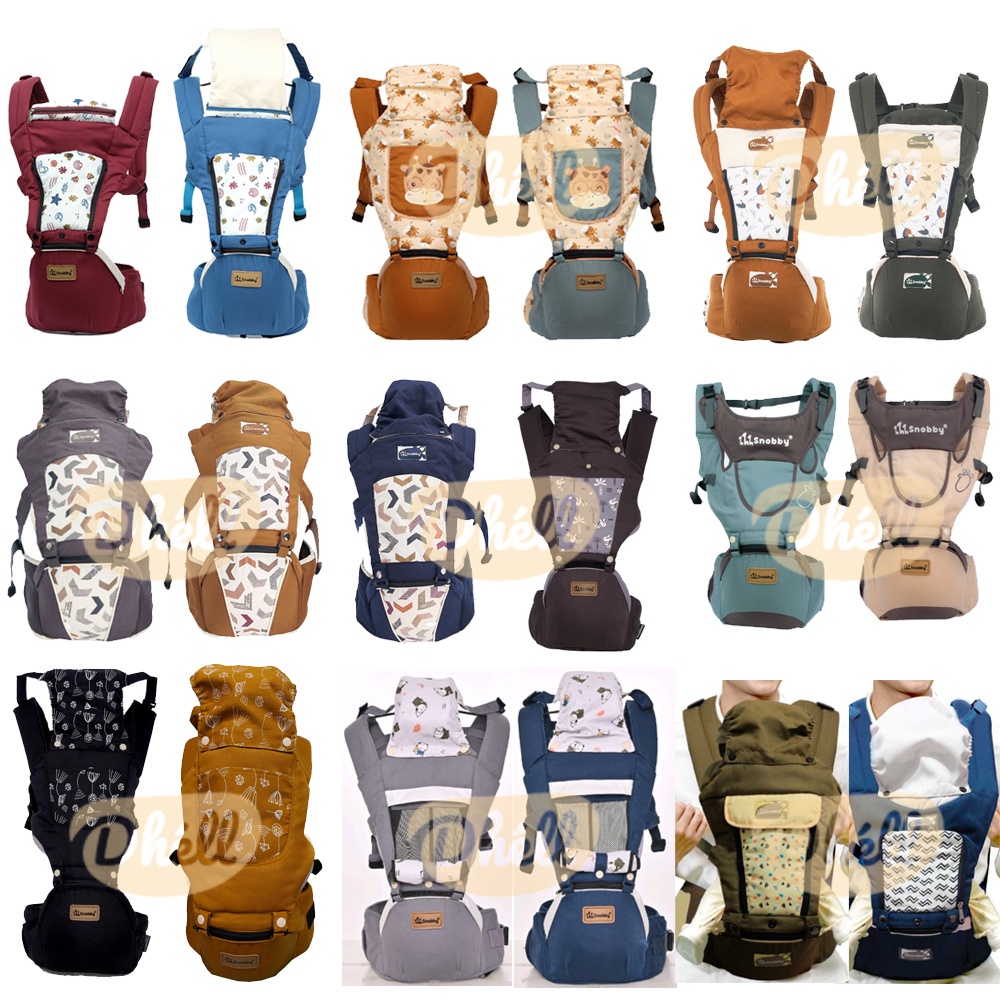 COD !! Snobby Gendongan Bayi Hipseat Snobby / Hipseat 6 Posisi