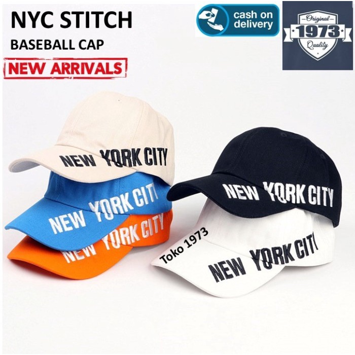 BASEBALL CAP : NYC STITCH - TOPI BASEBALL TOPI PRIA TOPI WANITA ORIGINAL